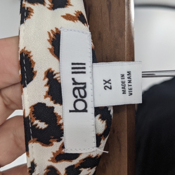 NWT BAR III Leopard Pencil Skirt - Picture 5 of 6